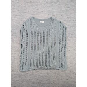 Lucky Brand Sweater Womens XS S Knit Sleeveless Pullover Fringe Boho‎ Top